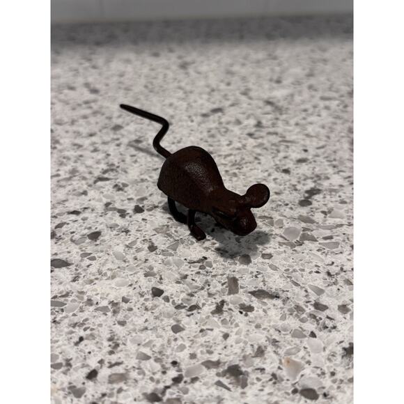 Vintage Cast Iron Mouse Figurine - - Picture 4 of 6